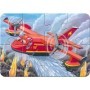 Puzzle set 4 buc vehicule de urgenta 2/4/6/8 piese